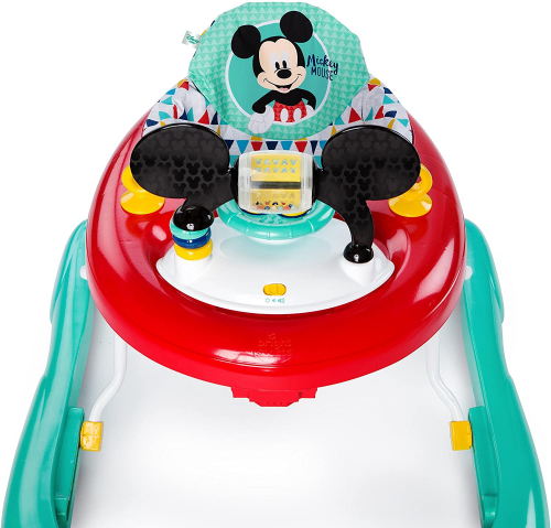 Mickey Mouse Andador De Bebe Con Luces Musica Caminar Para Niño Niñas 6 9  Meses