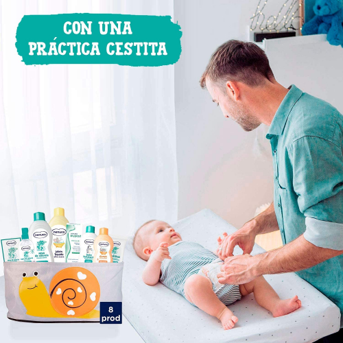 Canastilla Regalo Bebé Recién Nacido Set Higiene Con Colonia