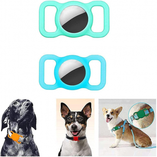 Ztowoto Funda de Silicona Compatible con Airtag Pet Collar, Airtag
